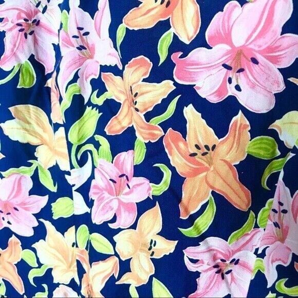 David Warren New York Vintage Women's 16 Vintage Tropical Print Sheath Dress - Picture 5 of 12